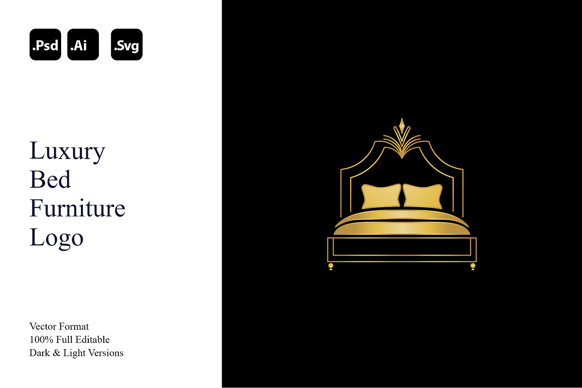 Luxury Bed Furniture Logo, a Branding & Logo Template by Luxury Logos (Photo 1 of 4)