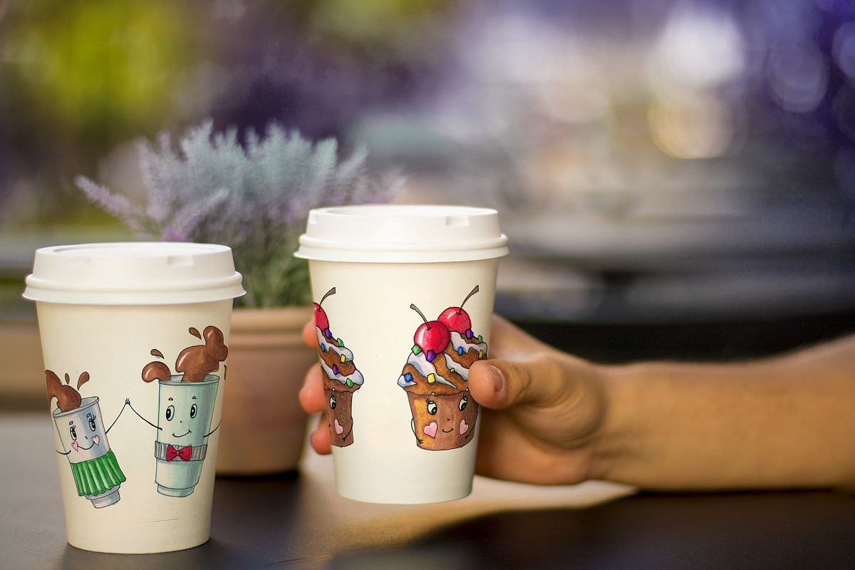Coffe stories, muffins and coffee, a Food Illustration by fiolika (Photo 5 of 6)