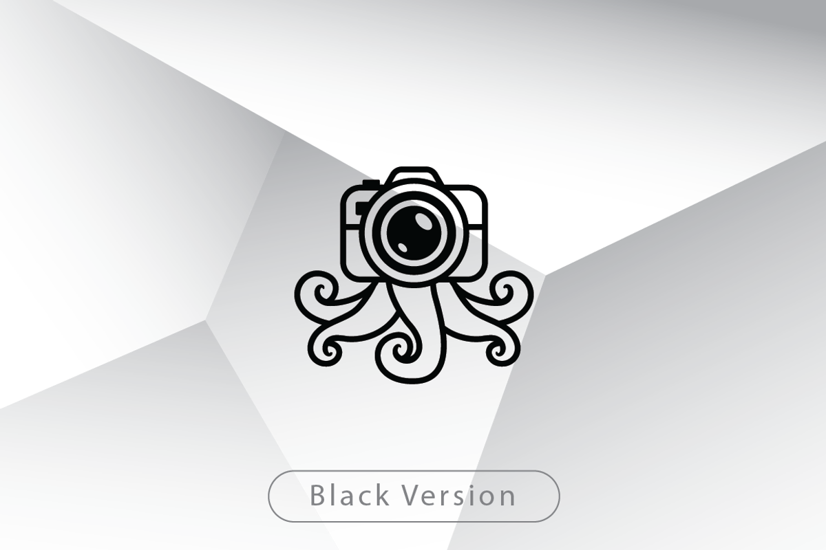 Octopus Camera Logo Template, a Branding & Logo Template by Heavtryq Design (Photo 3 of 4)