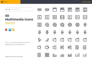 Pricon - Multimedia Icon Set 03