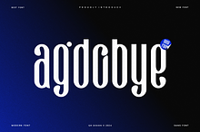 Agdobye - Modern Elegant Font