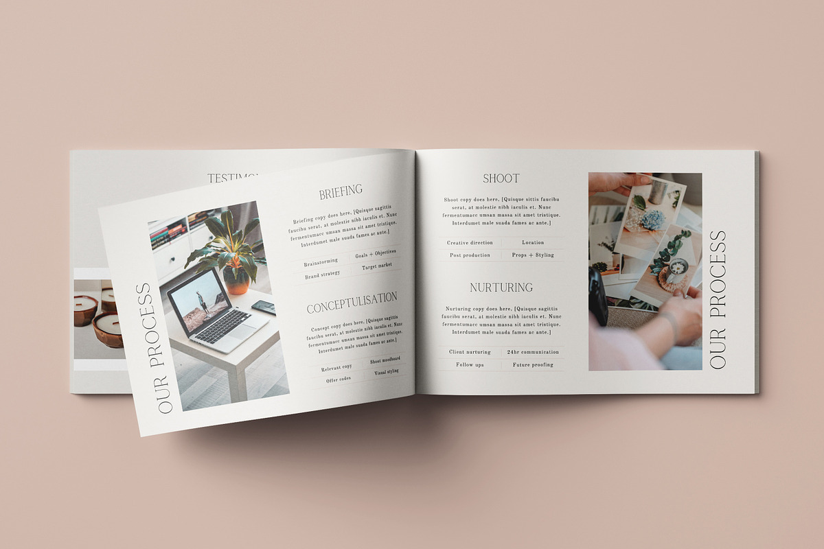 Media/Press Kit Brochure Template, a Brochure Template by RWstudio (Photo 6 of 11)