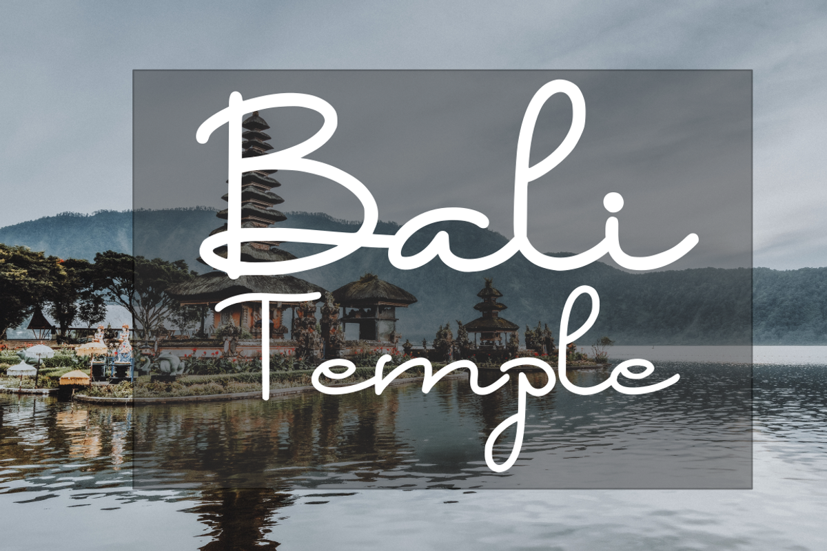 Samantha - a Monoline Font, a Script Font by Basnistudio (Photo 4 of 5)
