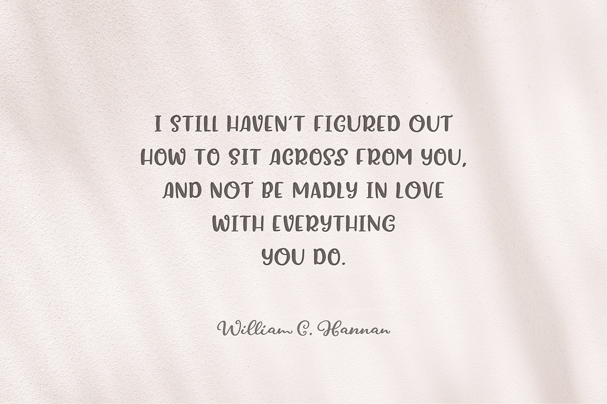 Love At First Sight Font Duo &Extras preview 8