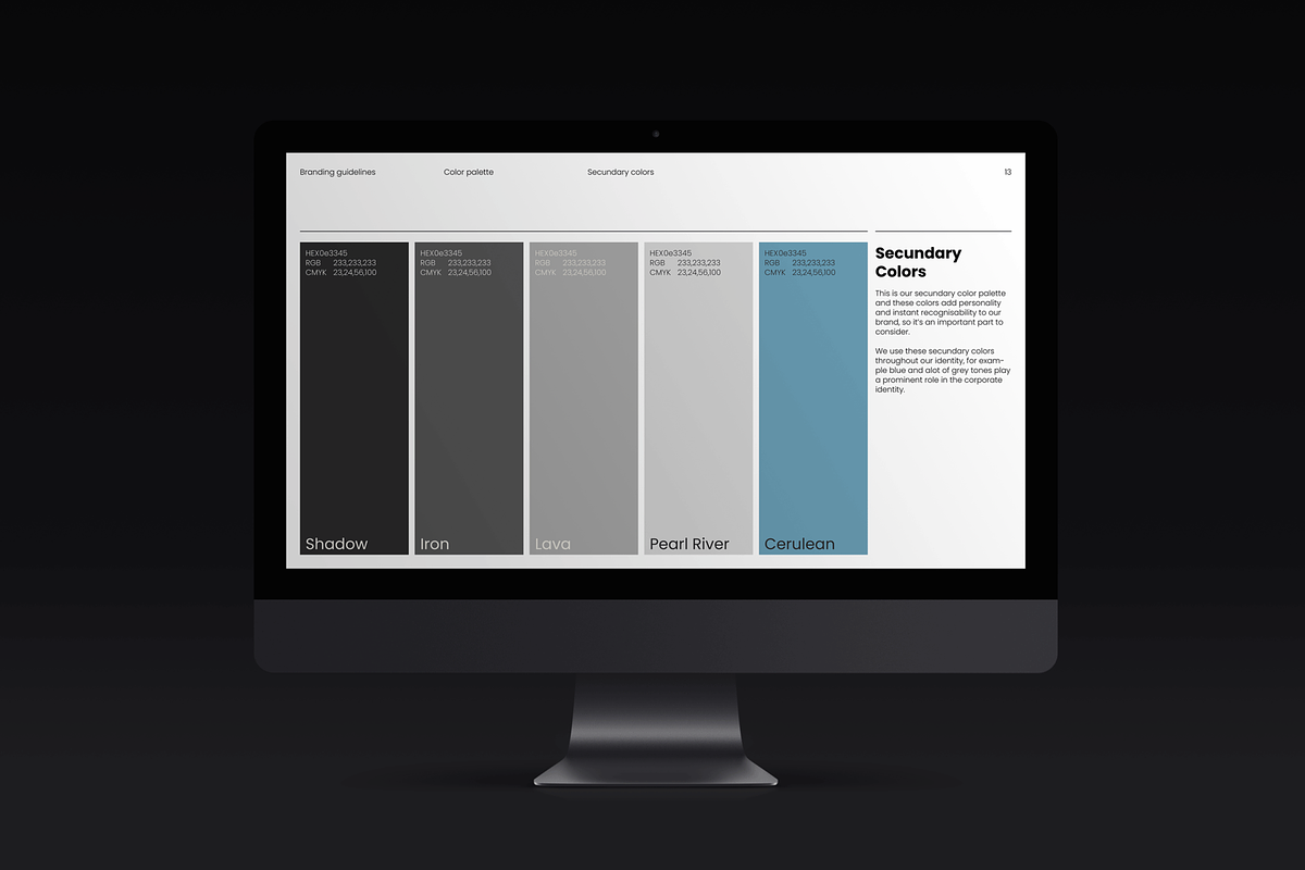 The Branding Guidelines Template, a Presentation Template by Typefool's Shop (Photo 6 of 10)