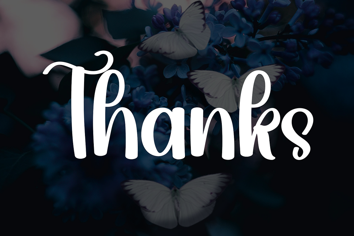 Butterfly Monday, a Handwritten Font by FreshTypeINK (Photo 4 of 8)