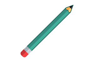 Pencil Illustration Icon, an Icon by Pexelpy