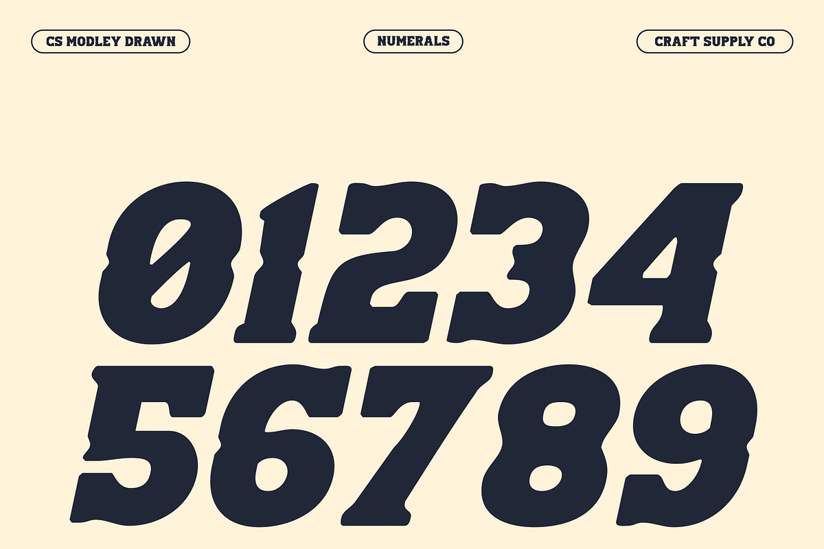 CS Modley Drawn, a Serif Font by Craft Supply Co. (Photo 3 of 8)