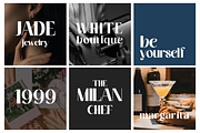 Amoretta - Classy Typeface, a Serif Font by HipFonts (Thumbnail 4 of 10)