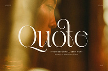Quote Elegant Serif Font