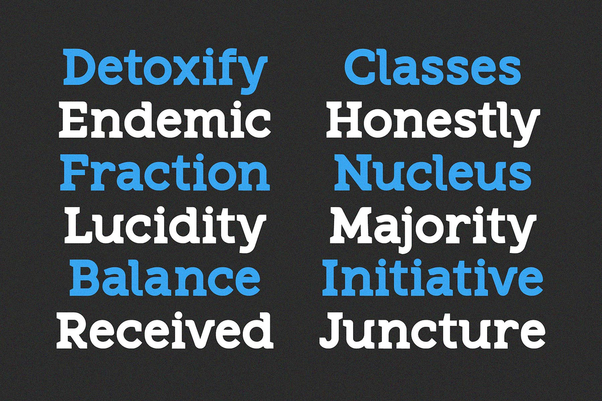 Hexer - Modern Slab Serif, a Slab Serif Font by Variatype (Photo 5 of 10)