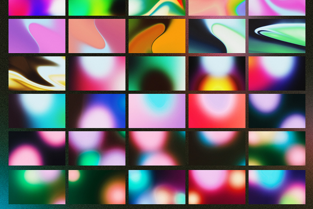 50 Grainy gradients Textures Vol.1, a Texture Graphic by Cursedesign (Photo 3 of 6)