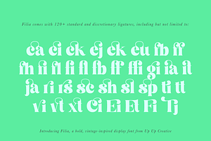 Filia Display Font