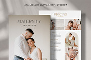 Maternity Pricing Guide PG019, a Flyer Template by Bellenity Design (Thumbnail 1 of 3)