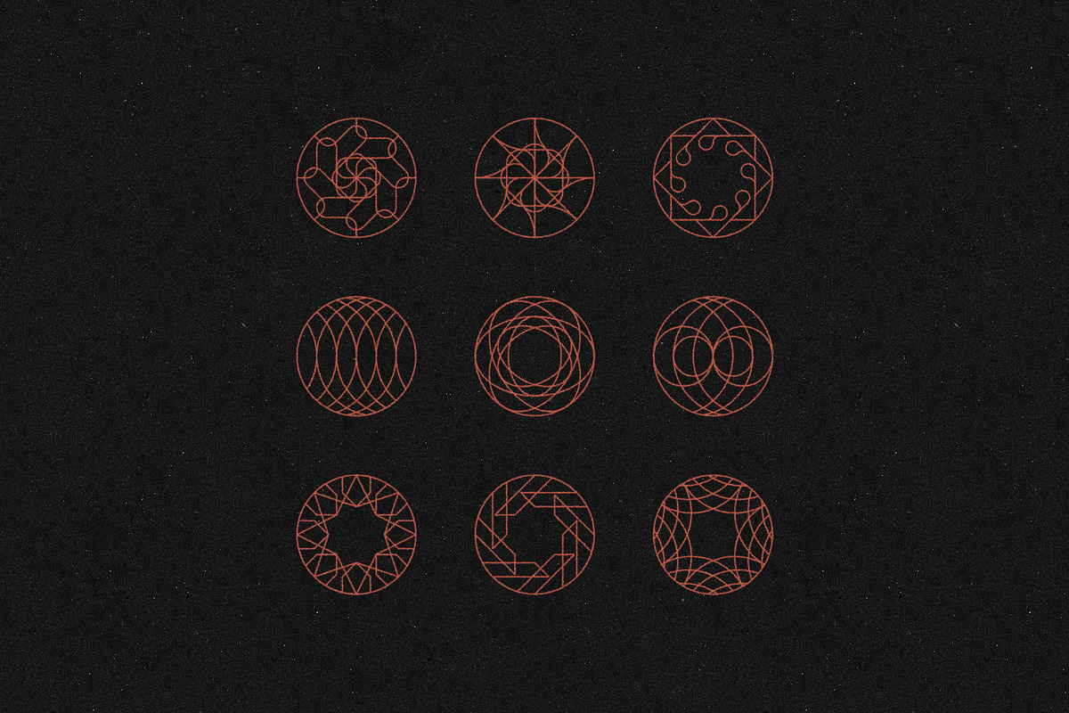 45 VINTAGE ROUND LOGOS, an Object Graphic by 2DFUNS (Photo 5 of 8)