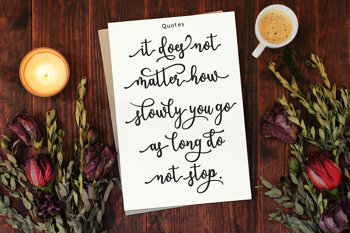 Socutes, a Handwritten Font by Sulthan Studio (Photo 8 of 9)