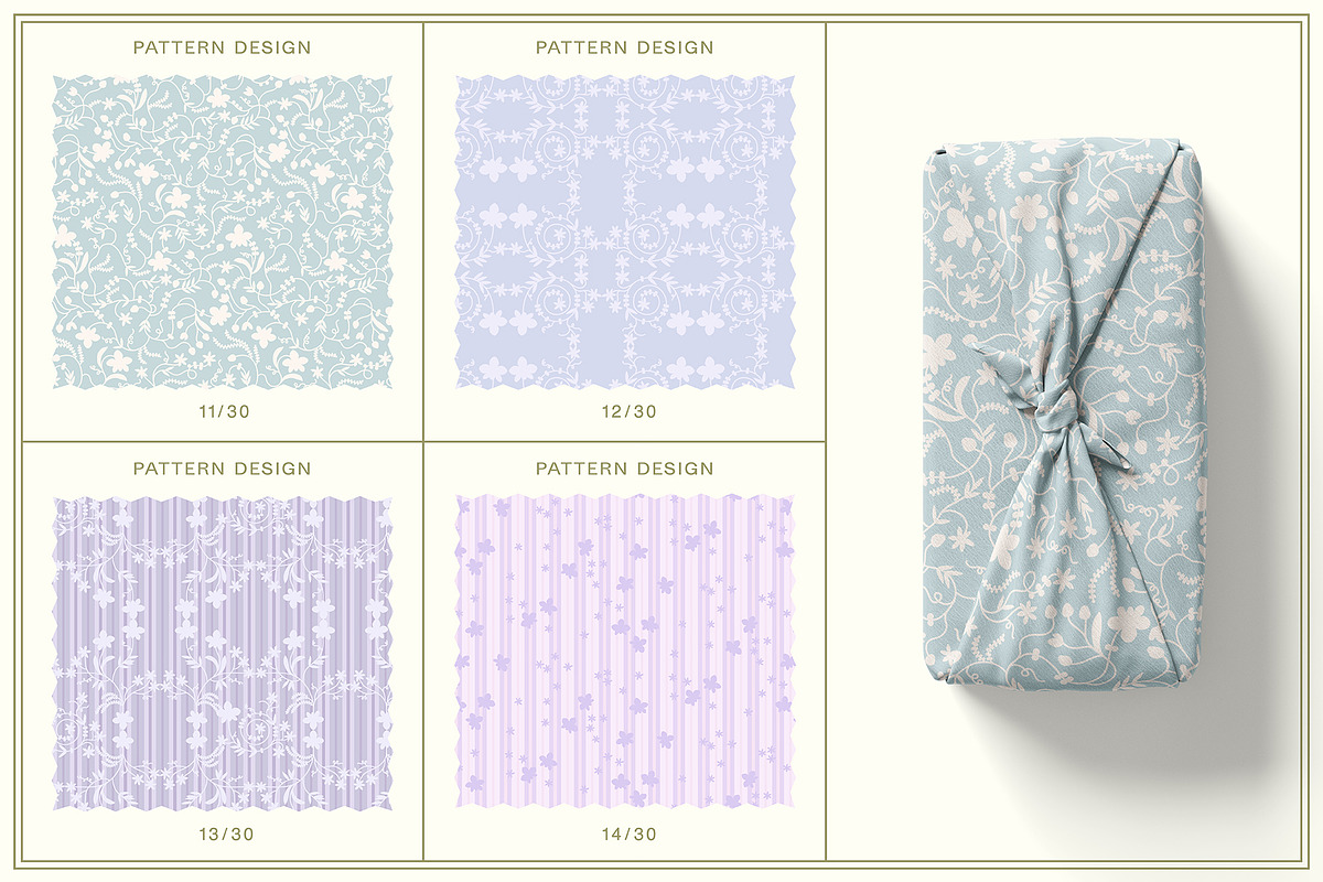 Regencycore. Floral Patterns, a Pattern Graphic by NKTN (Photo 6 of 11)