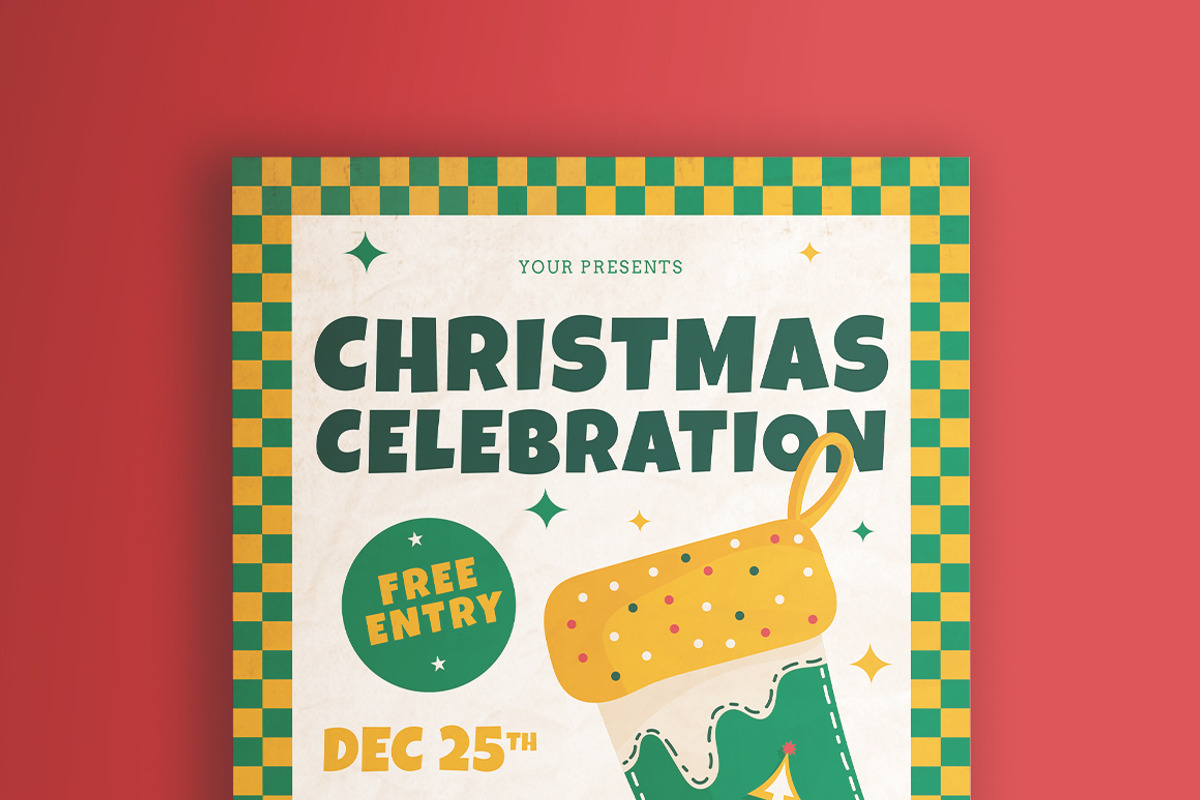 Christmas Celebration Flyer Set, a Flyer Template by KMZVR.Lab (Photo 6 of 6)