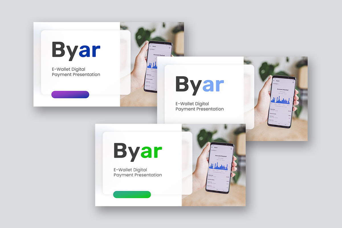 Byar E-Wallet Digital Payment PPT, a Presentation Template by kerismaker (Photo 2 of 10)