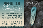 Phatin Angler, a Handwritten Font by Burntilldead (Thumbnail 5 of 11)