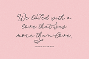 Flowerwood Script Font, a Script Font by Beck McCormick (Thumbnail 6 of 10)