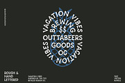 Vacation Vibes | Vintage Handwritten, a Sans Serif Font by Beveled Design Co. (Thumbnail 5 of 7)