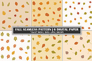 Fall Leaves Pattern Digital Papers, a Pattern Graphic by Gfx Expert Team (Thumbnail 1 of 5)