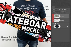 Skateboard Mockup 35