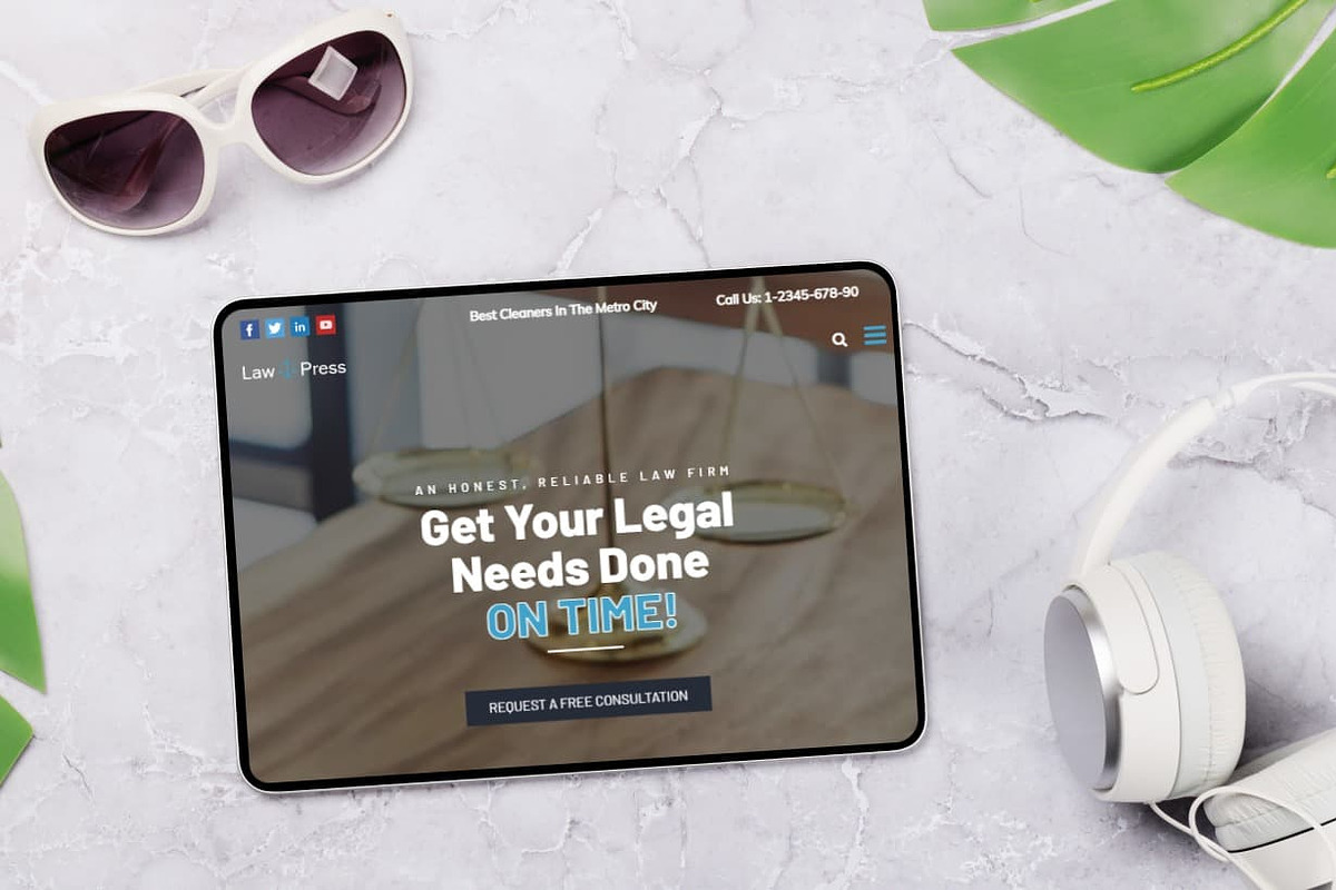 LawPress Law Firm WordPress Theme preview 8