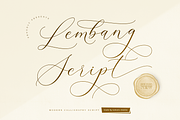 Lembang – Decorative Calligraphy, a Script Font by Namara Creative Studio (Thumbnail 1 of 12)
