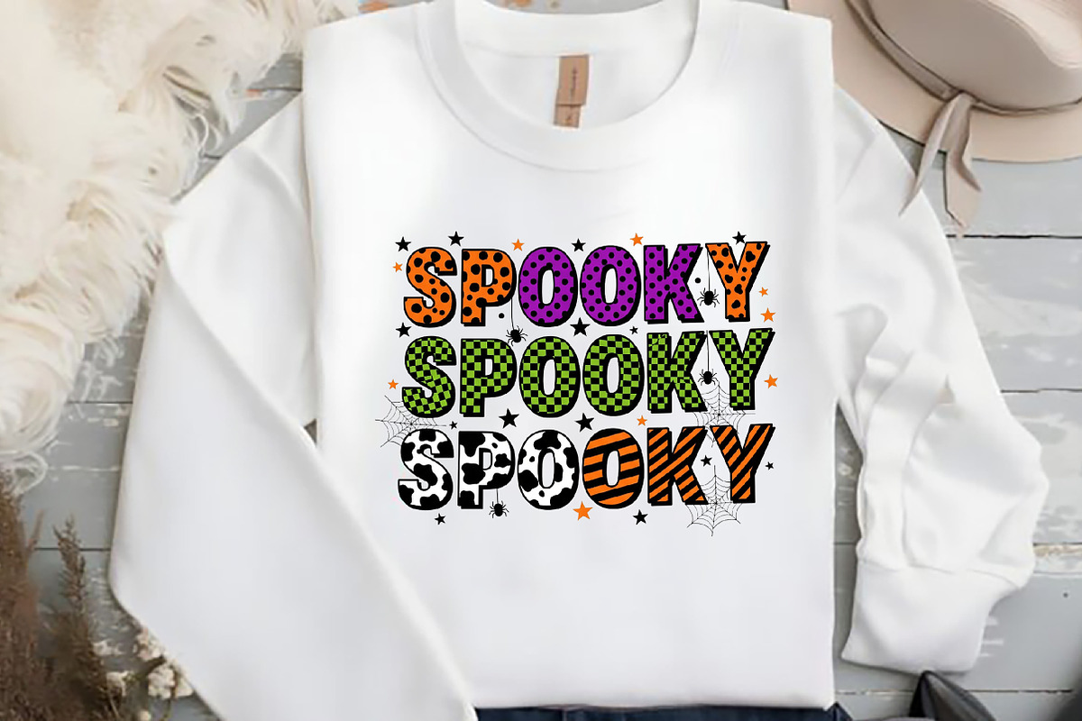 Preppy Halloween Spooky Png, an Illustration by Black Bird Studio (Photo 2 of 4)