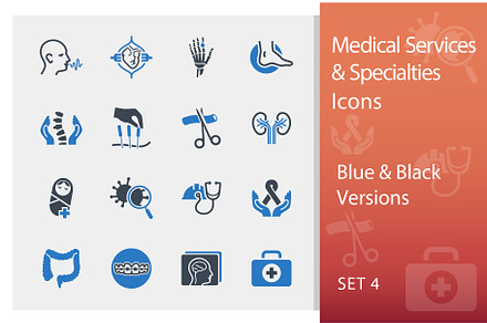 Medical Services & Specialties Icons