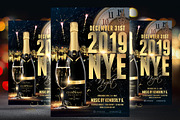 2019 NYE Flyer Template, a Flyer Template by Briell Design (Thumbnail 1 of 2)