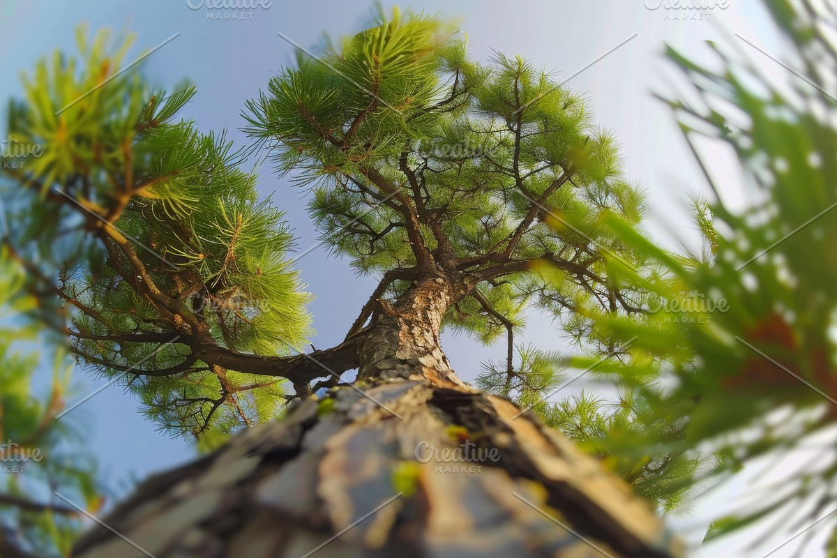 98 Trees view from below, a Nature Photo by Handmadefont (Photo 74 of 98)