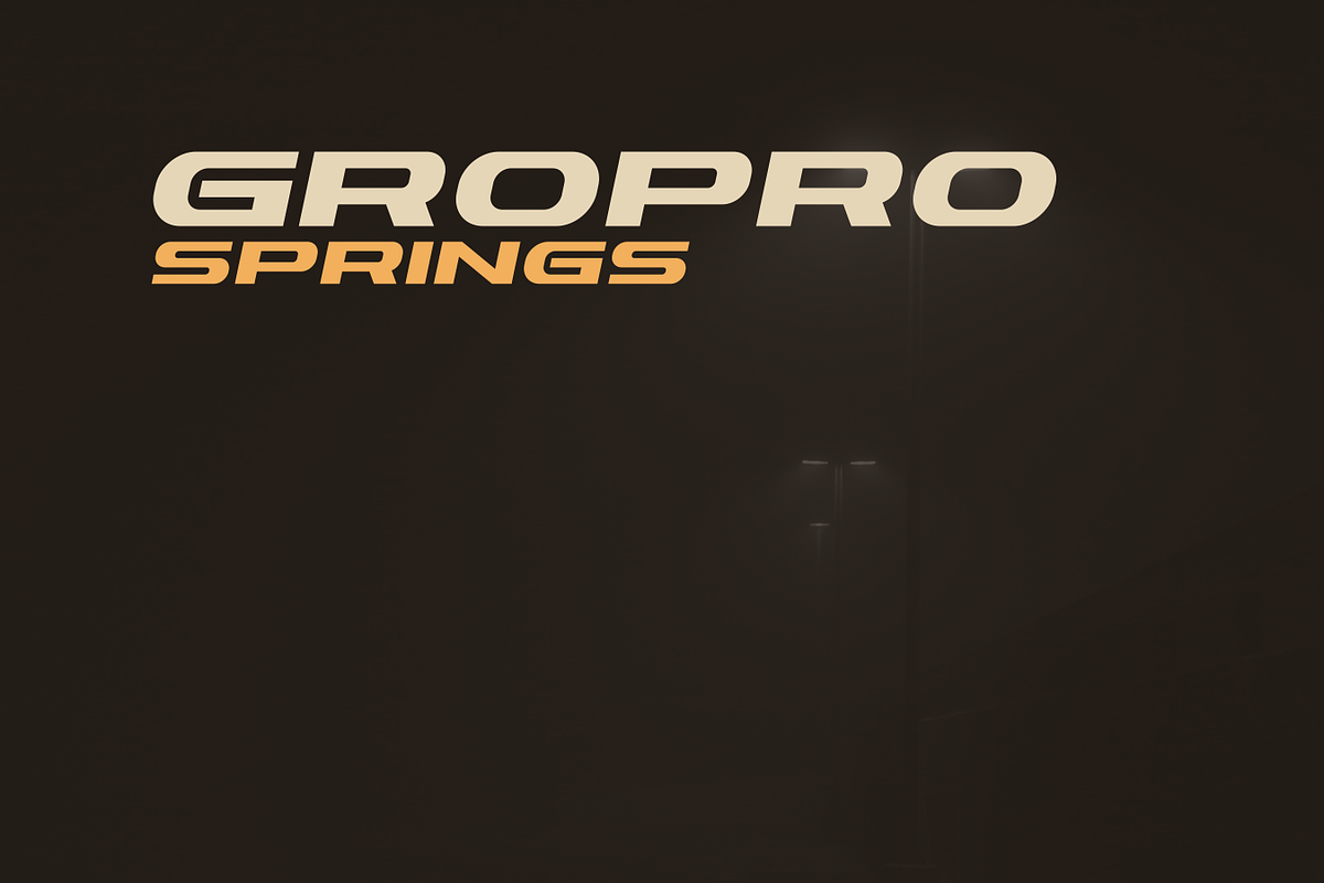 Cropro - Modern Sport Typeface, a Sans Serif Font by Letterna (Photo 4 of 4)