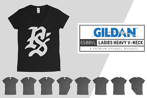 Gildan G500VL Ladies Heavy V-Neck