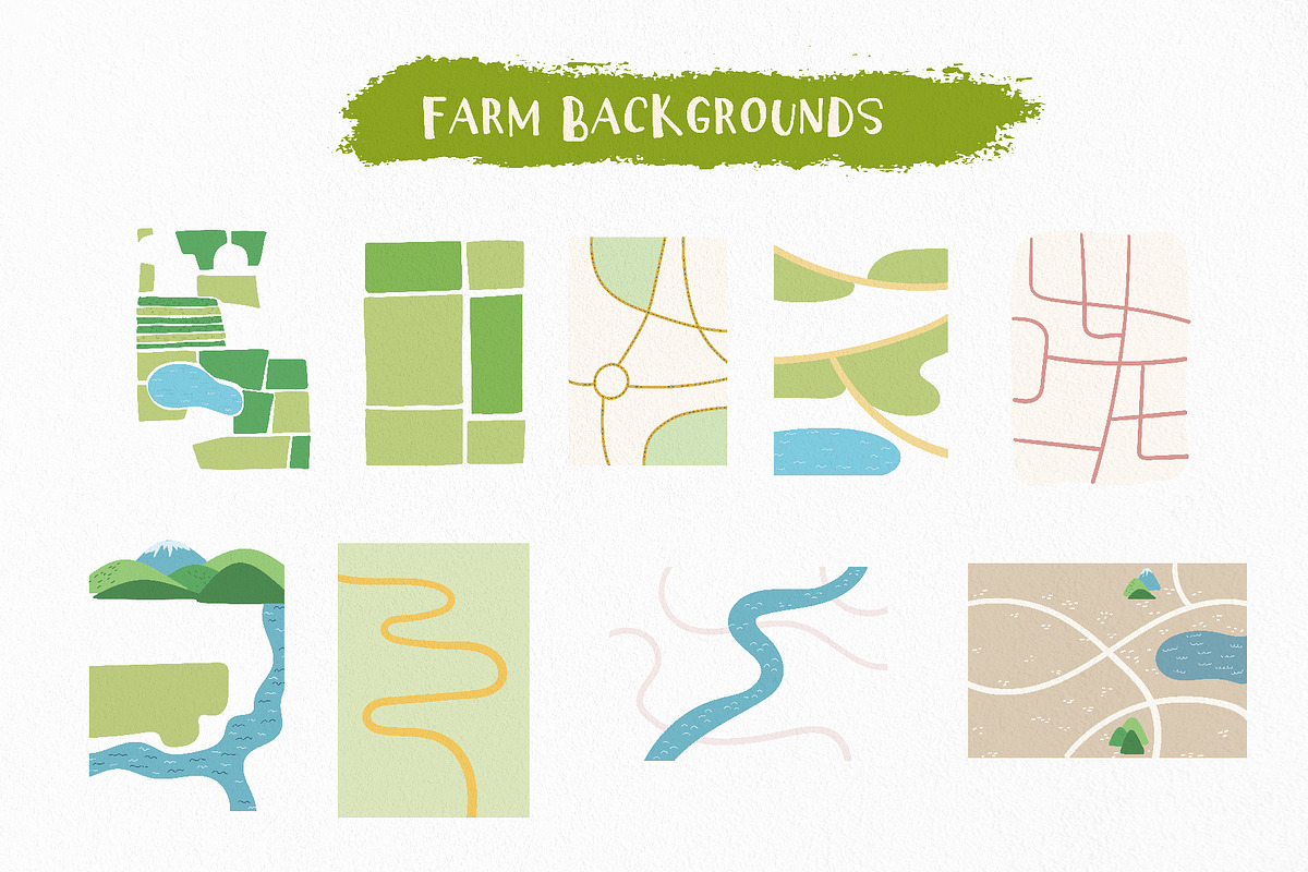 Fun at the Farm - Map Creator, an Object Illustration by Anna Ivanir (Photo 10 of 12)