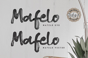 Mafelo SVG Font