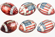 American Football PNG Sports Clipart, a Sport Illustration by SugarCloudStudioArt (Thumbnail 7 of 8)