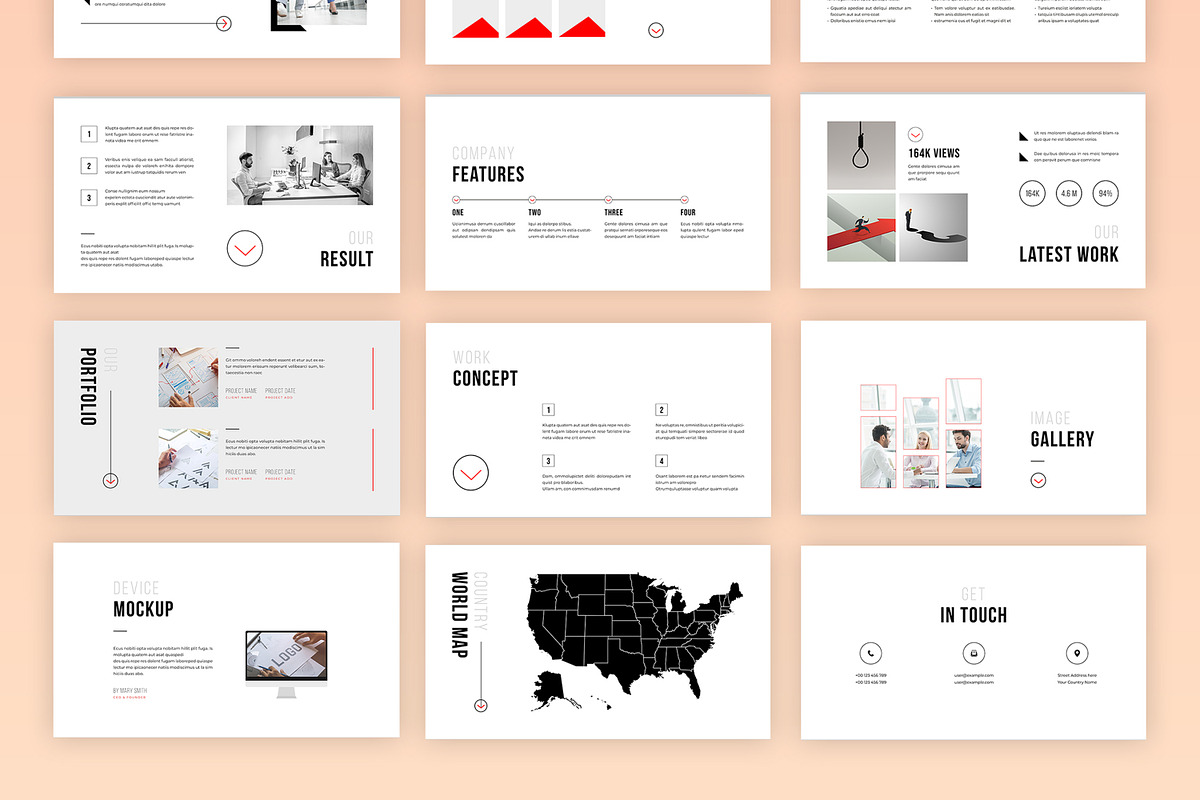 Minimal Presentation Template, a Presentation Template by MightyDesign (Photo 4 of 7)