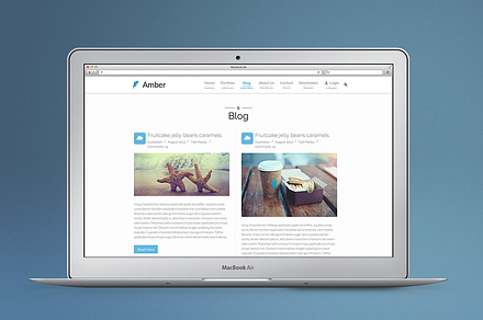 Amber - Responsive Multi-Template
