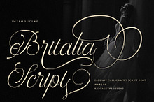 Britalia Script Elegant Calligraphy