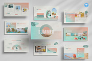 Hello Summer Keynote, a Presentation Template by Pixslides (Thumbnail 1 of 6)