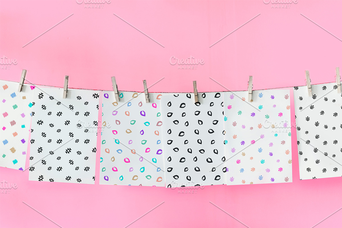 20 Seamless Patterns, a Pattern Graphic by vectorbugs (Photo 5 of 8)