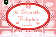 Cute printable valentine cards, an Illustration by Pelican graphics ...