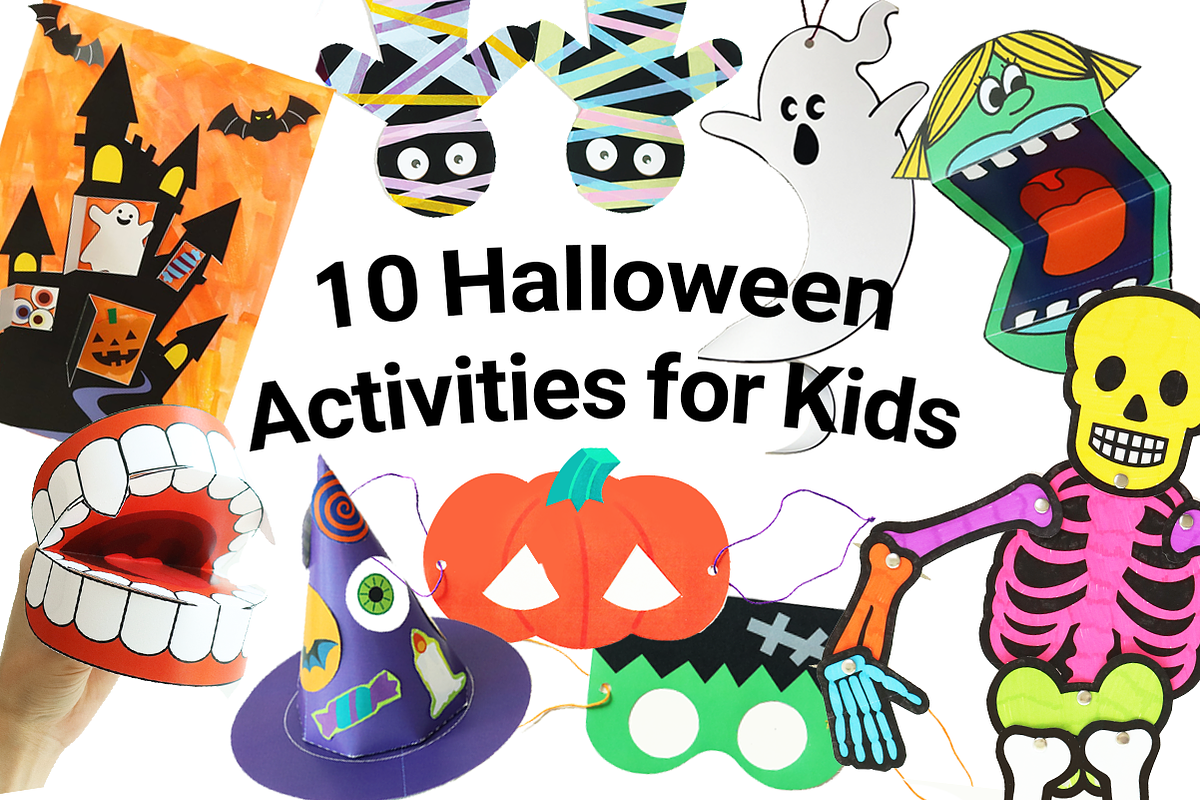 10 Halloween Art Activities for Kids, an Education Illustration by DRAWINART (Photo 1 of 11)