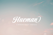 Hueman | Script Font, a Script Font by Creative Foundry (Thumbnail 1 of 8)