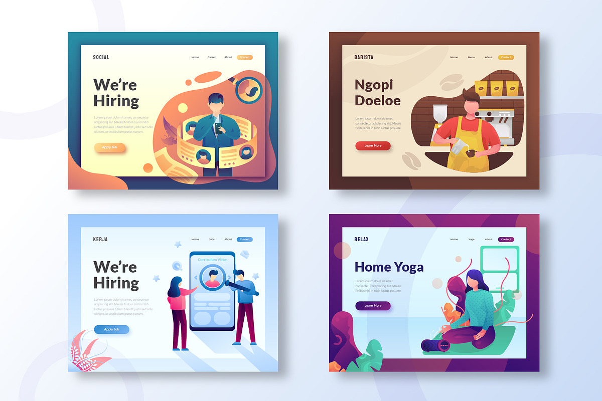 17 Premium Web Header Concept, a Templates & Theme by SLAB! Design (Photo 5 of 6)