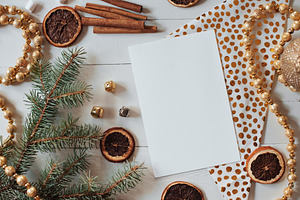 Christmas Party Invitation Mockup, a Holiday Photo by Ashley Alexandra Design