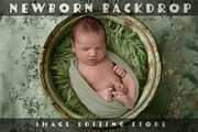 Newborn digital background - fur bed, a Background Graphic by Image Editing Store (Thumbnail 2 of 2)